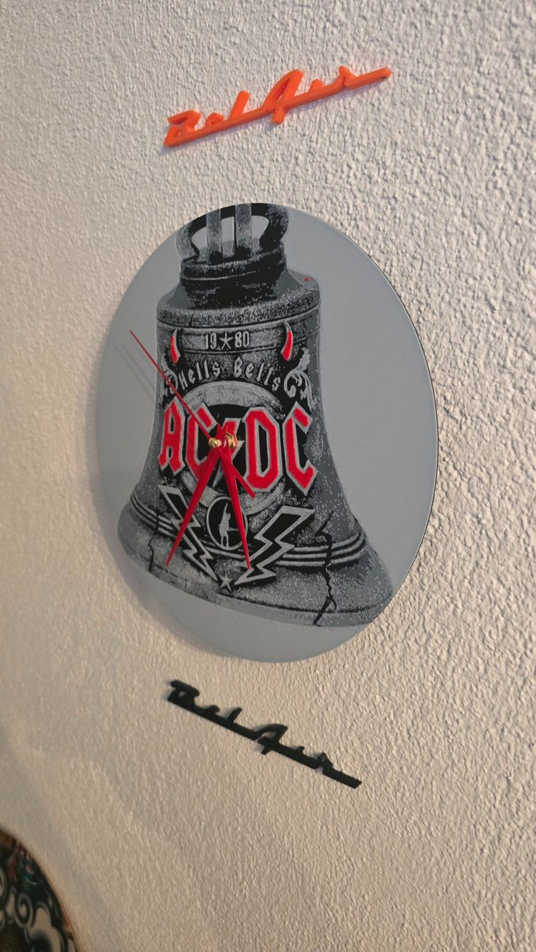 Orologi da terra & Orologi da parete: AC/DC Wanduhr Tischuhr – Nuovo (secondo la descrizione) da Winznau venduto da johny_wayne 4