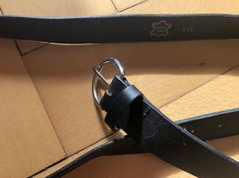 Gürtel, echtes Leder, Grösse: 135 cm, NEU
