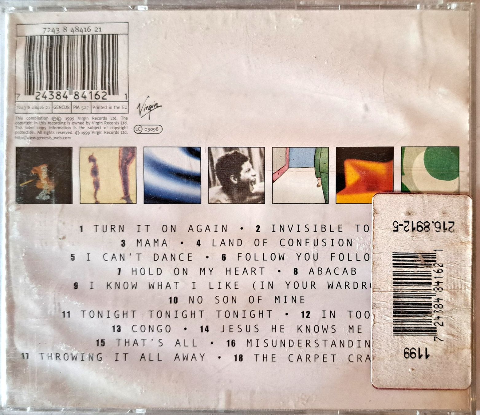 CD: GENESIS- Turn it on again-  The HITS – Usato da Tenniken venduto da mik_6mxg 5