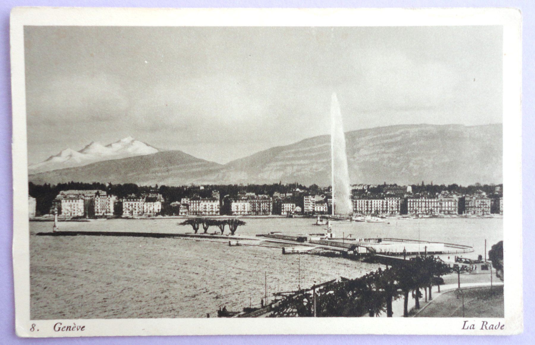 Cartoline postali: Genève, La Rade – Usato da Fétigny venduto da Billy2miny