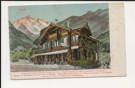 AK 1910 Interlaken Egger & Brugger Chalet Holzschnitzerei 🤓