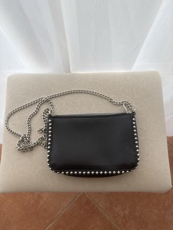 Schwarze Stradivarius Leder Tasche