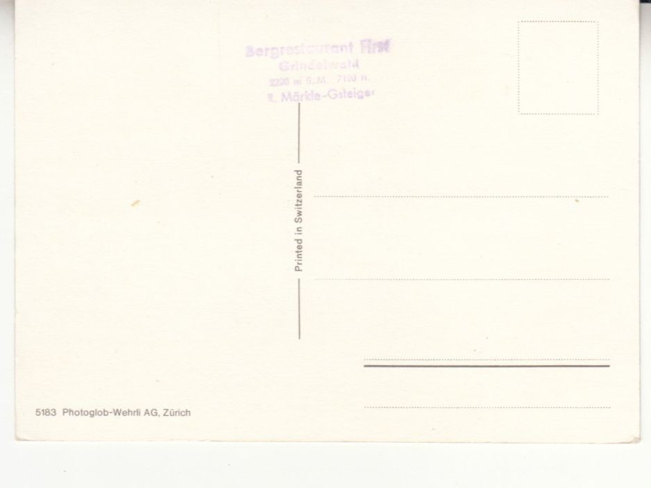 Ansichtskarten: Berner Oberland ca. 1970 – Gebraucht aus Bürglen TG von StampGraf 1
