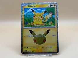 Pikachu 050/128 28/30 30th Celebration EN TOP Zustand