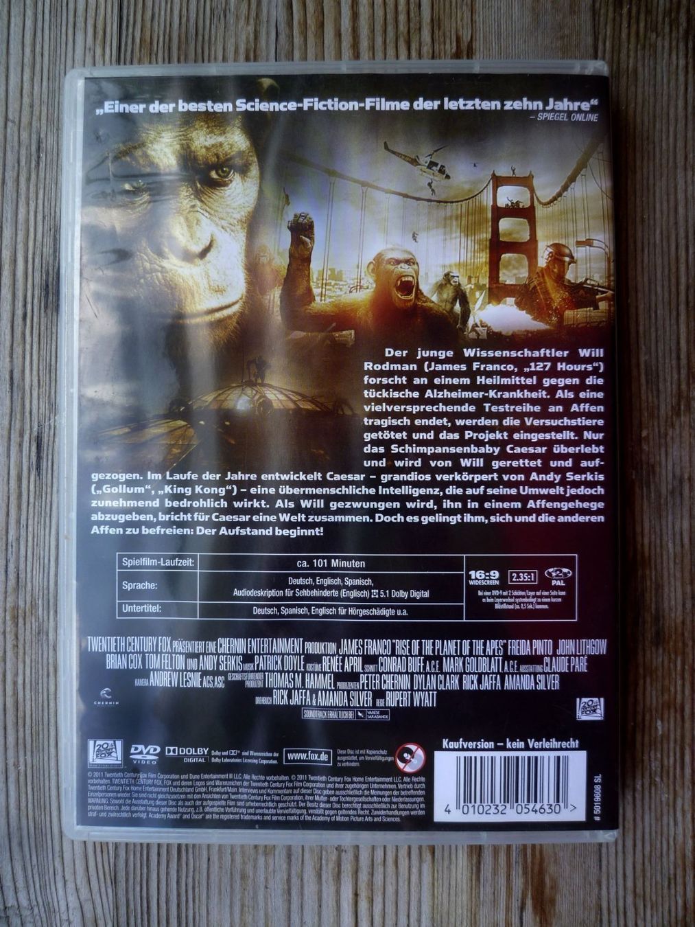 Tutti i DVDs: Planet der Affen DVD – Usato da Aarau venduto da Rdodger 1
