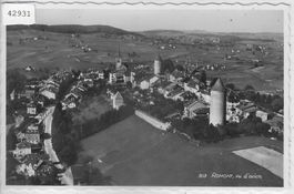 Flugaufnahme Romont vue aerienne