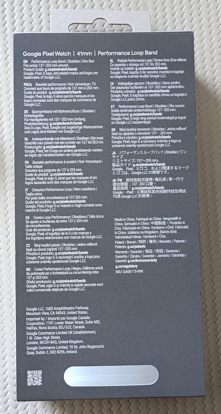 Bracelets: Verkaufe Google Pixel Watch Performance Loop Band / 41mm – D'occasion à Altendorf par FK78 1