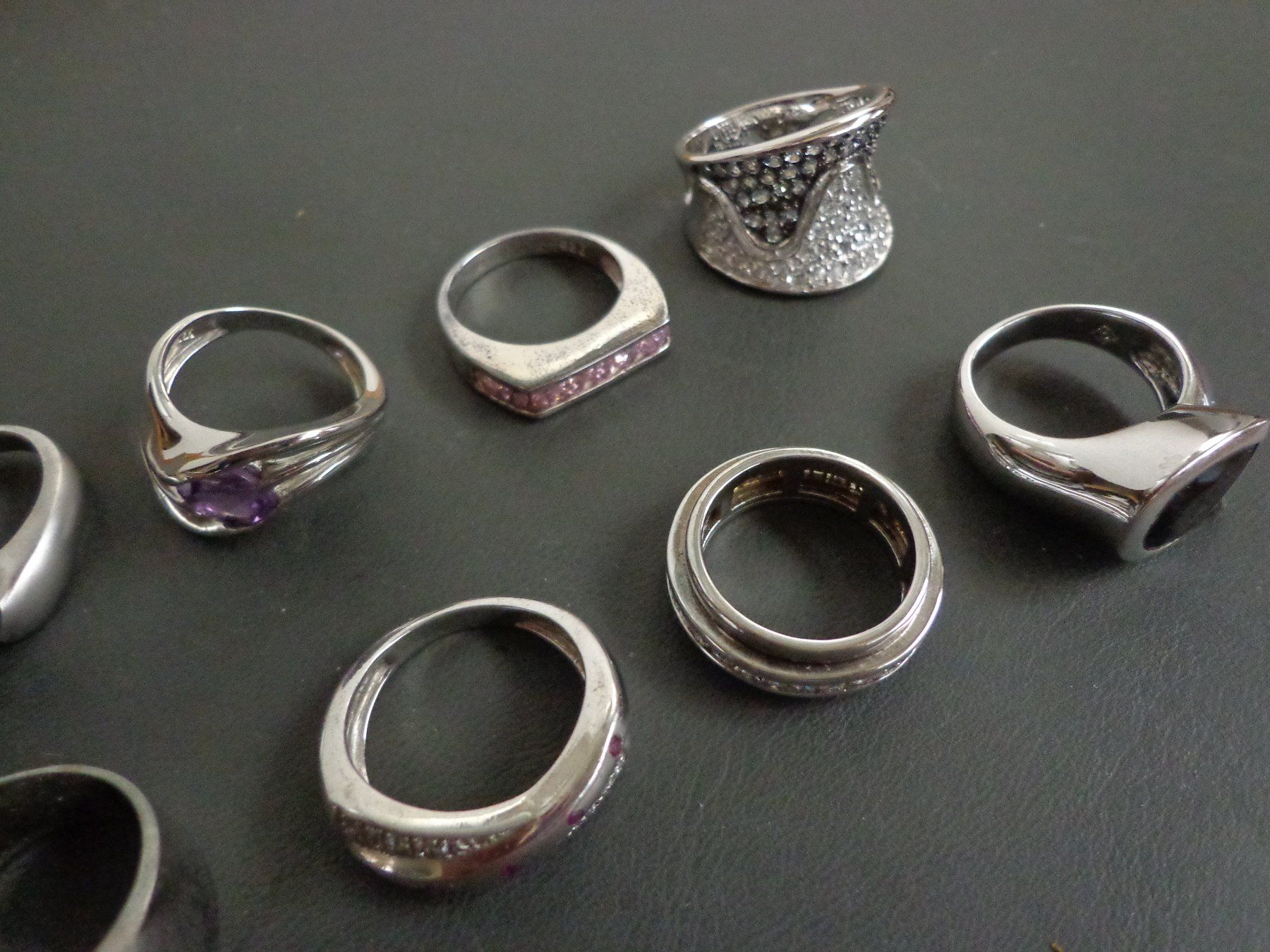 Bagues: 10 Stk. 925er Silber Fingerringe ab 1.- – D'occasion à Zofingen par goezi 2