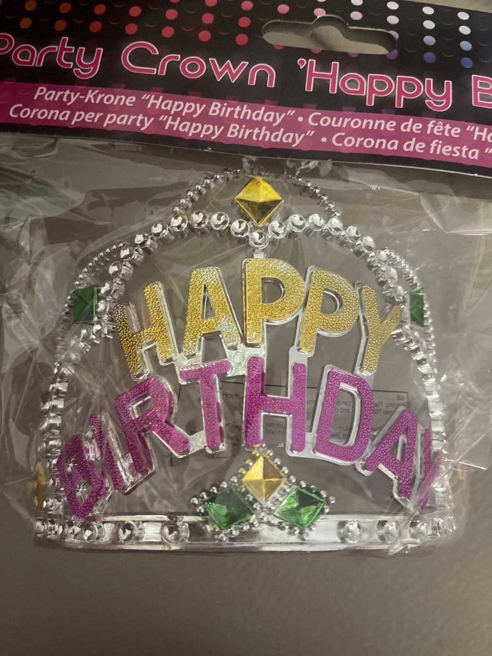 Toutes les décorations: Corona HAPPY BIRTHDAY – Neuf avec emballage d'origine à Rancate par Waly__ 2