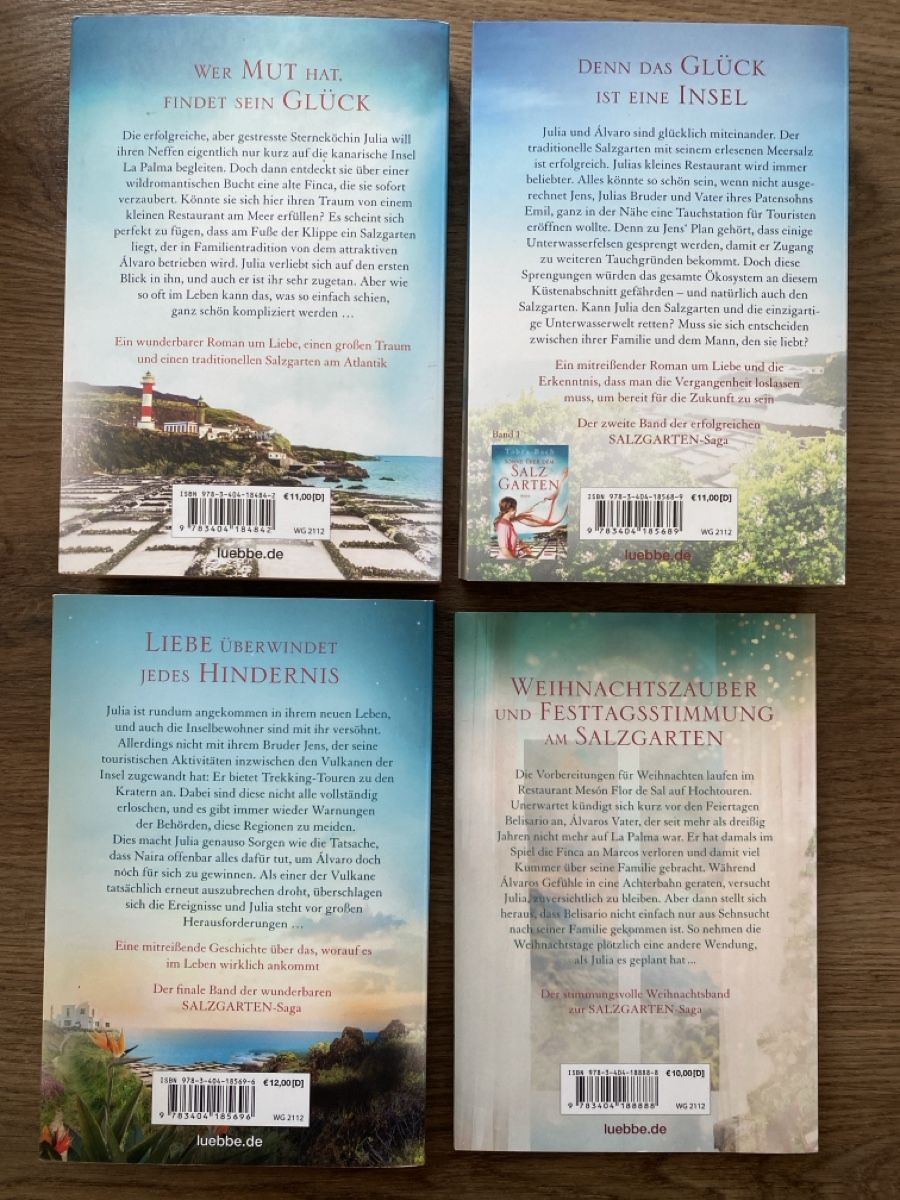 Libri: Tabea Bach Salzgarten Romane 4 Stk.  – Nuovo (secondo la descrizione) da Schlosswil venduto da maga09 1