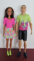 Barbie Puppen Set: Frühling / Sommer Look in tollen Farben