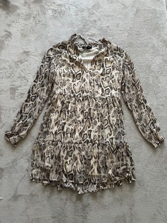 Kleid mit Schlangenmuster Grösse S