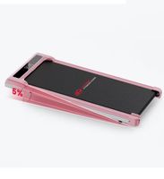 Tapis de course de chez Décathlon rose 5% inclina...