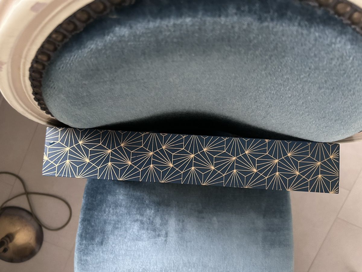 Piatti di portata: Blue and gold serving tray with stars, rustic style – Usato da Biel/Bienne venduto da zit_v5yc 3