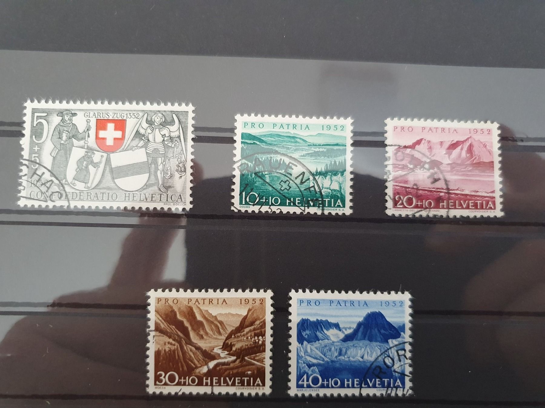 Tutti i francobolli: Pro Patria 1952 – Usato da Balgach venduto da SIMEON27