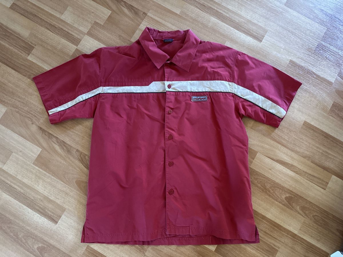 Camicie: Mistral Kurzarm-Hemd Gr. XL rot  – Usato da St. Gallen venduto da mai_2lcj