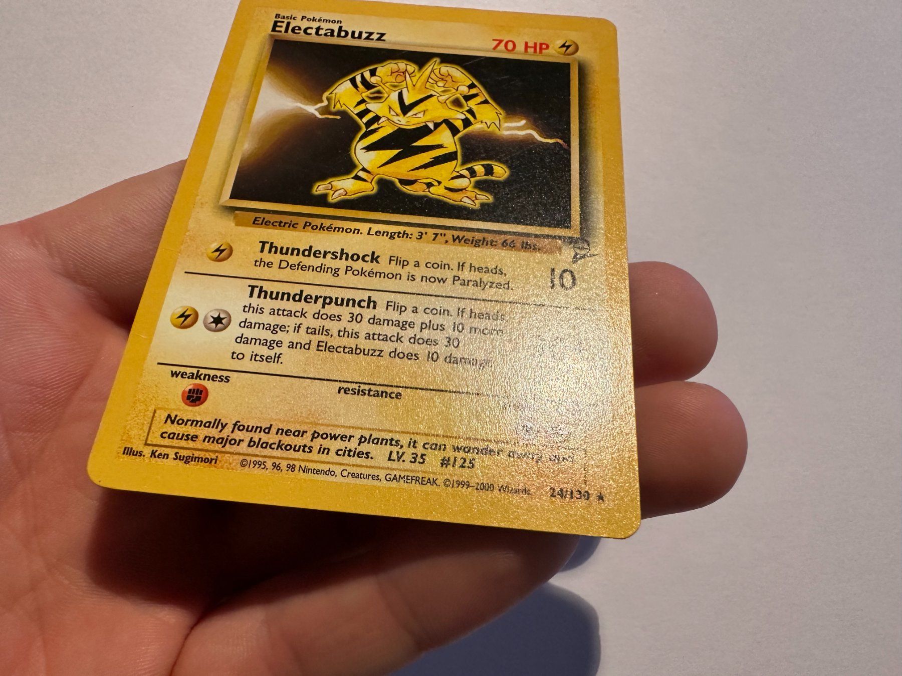 Pokémon Carte collezionabili: Electabuzz non holo Base 2 EN – Usato da Hagendorn venduto da Pokecollectorch 2