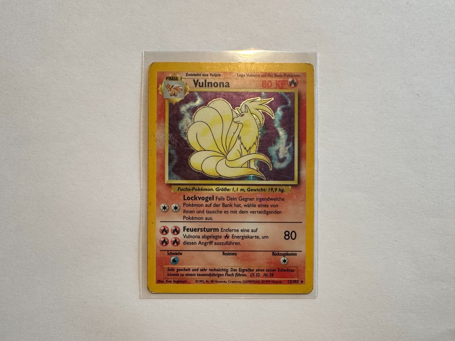 Pokémon Carte collezionabili: Vulnona holo Basis Set DE – Usato da Hagendorn venduto da Pokecollectorch