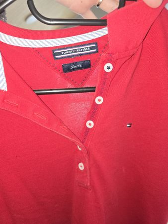 Tommy Hilfiger Poloshirt Rot, Damen, Top Zustand, Slim Fit