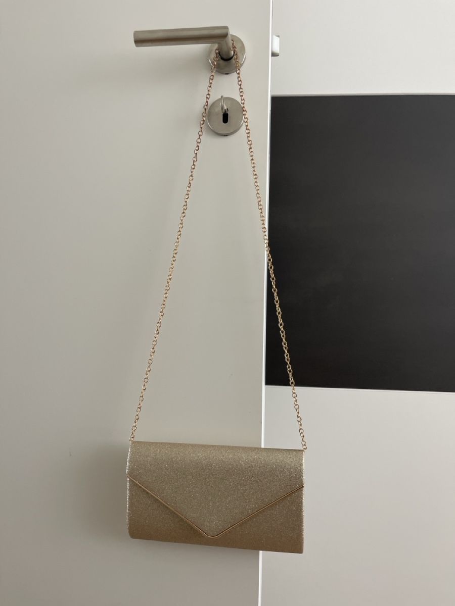 Borse da donna: Elegante goldene Clutch mit Kette – Usato da Mühlau venduto da Jasil66 1