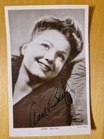 Anne Baxter, Original Autogramm auf Foto in s/w