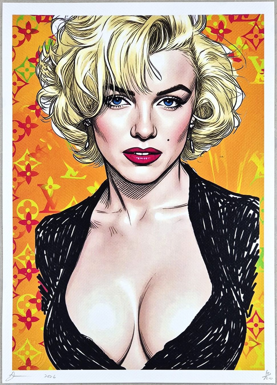 Grafiken & Lithographien: Death NYC Ltd Ed Pop Art Druck " Vuitton Monroe – Neu (gemäss Beschreibung) aus Aesch BL von Arts-Trader