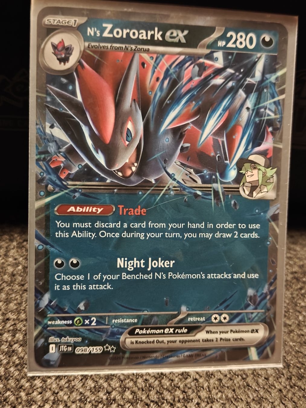 Pokémon Carte collezionabili: Pokemon Karte: N's Zoroark EX  – Nuovo (secondo la descrizione) da Fideris venduto da VonRiva86