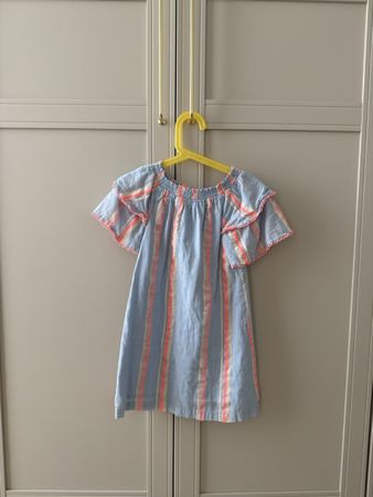 River Island striped dress size 4-5 years used