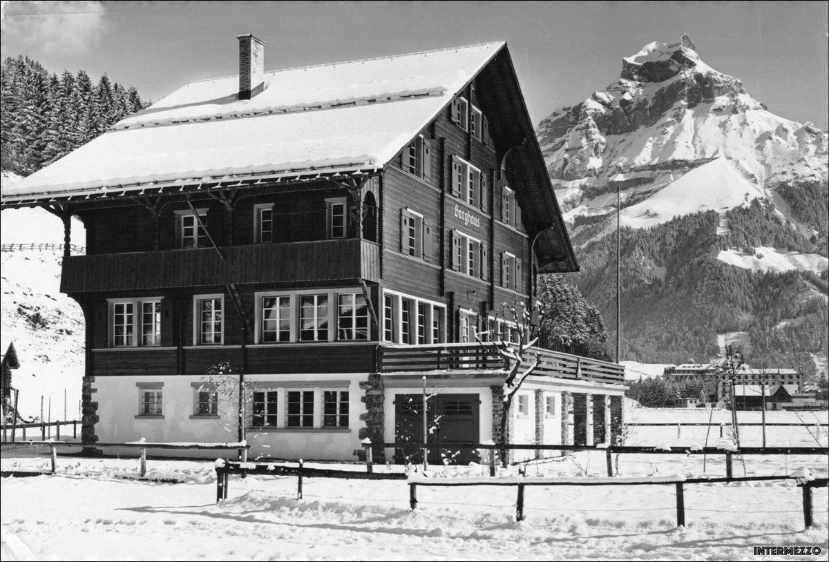 Cartoline postali: Engelberg // Berghaus 1954 – Usato da Basel venduto da intermezzo12