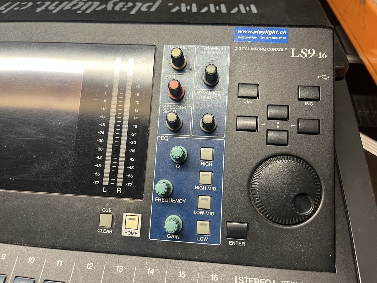 Yamaha Console di mixaggio: Yamaha Mischer LS9-16 – Usato da Nesslau venduto da Pbon 1