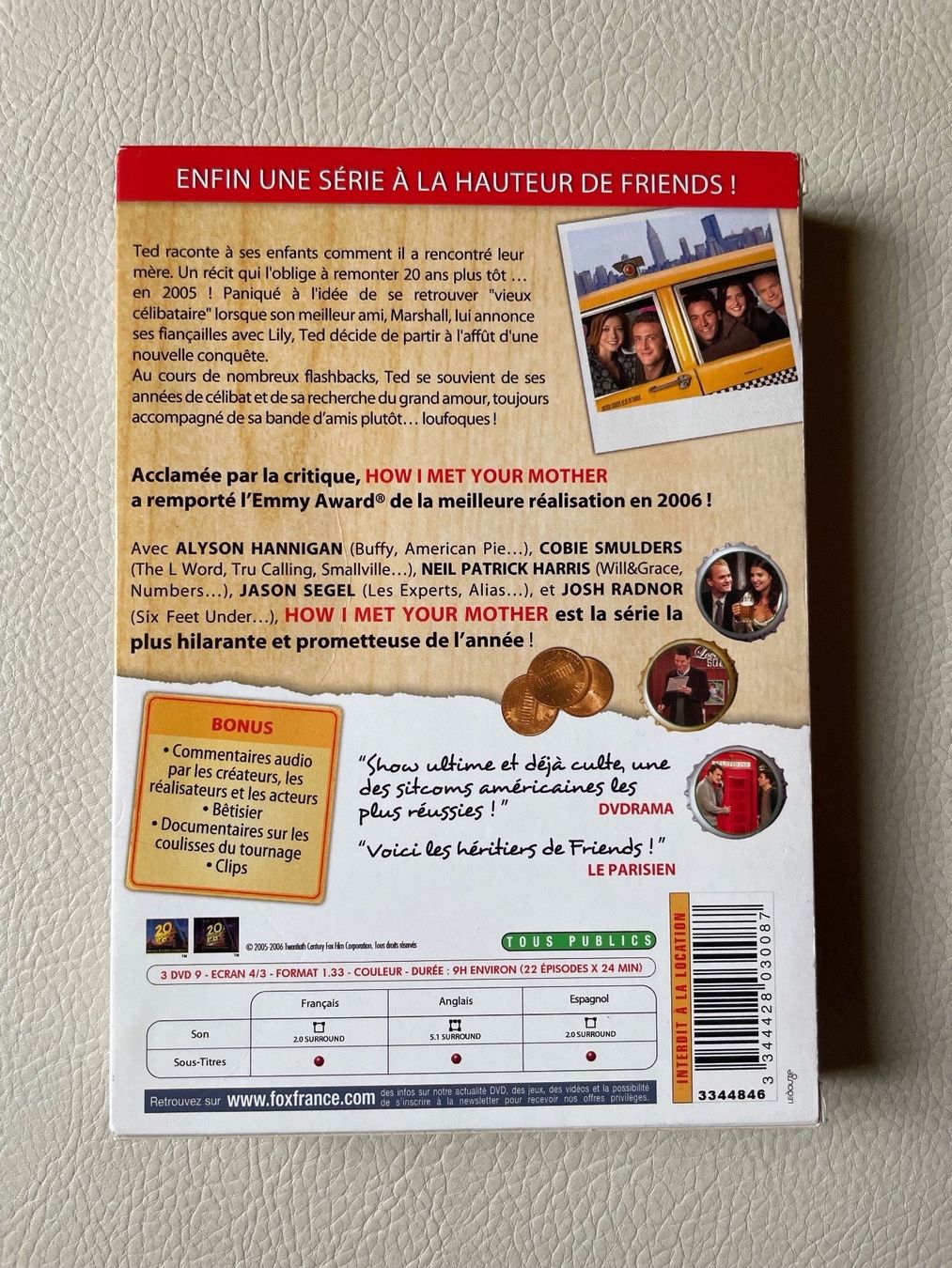 Tutti i DVDs: CD DVD how I met your mother – Nuovo (secondo la descrizione) da Genève venduto da flocon06 1