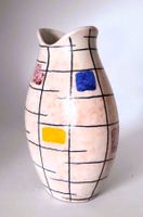 vase vintage Mid Century Steuler Confetti Fischmaul 17,5 cm