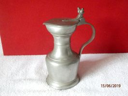 Zinnkrug, kleine waadtländer Zinnkanne