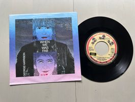 GEORGE HARRISON BEATLES tolle Single When we was fab Kult