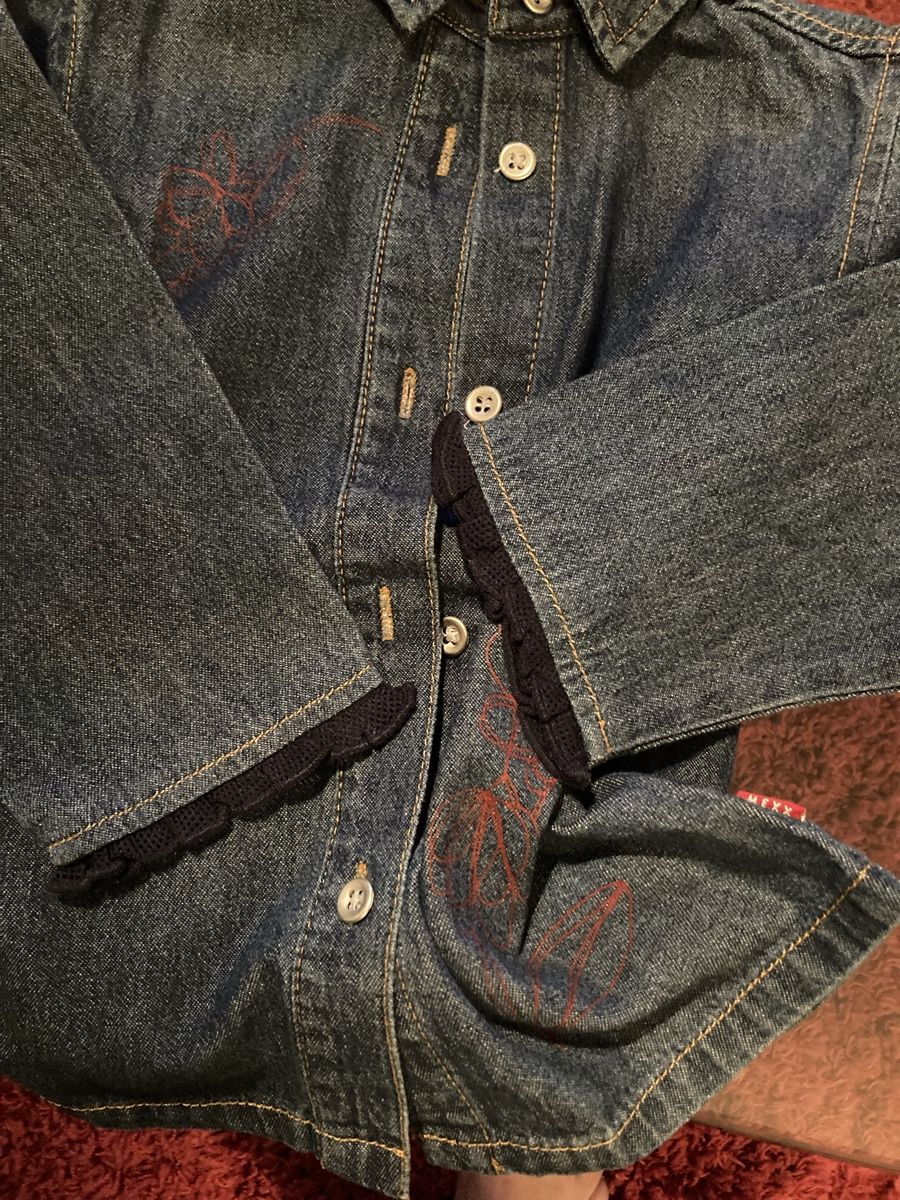 Mexx Camicette, T-shirt & Top: Neue Jeans Bluse 98 – Nuovo (secondo la descrizione) da Kesswil venduto da Branca-01 4