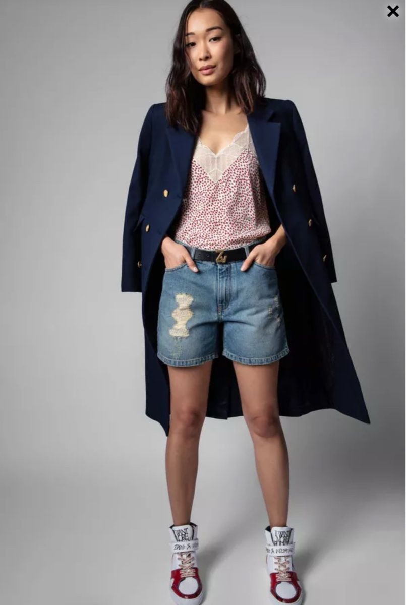 Zadig & Voltaire Jeans: Zadig&Voltaire Denim Shorts - Size 38 – Neu (gemäss Beschreibung) aus Gland von lorainna 1