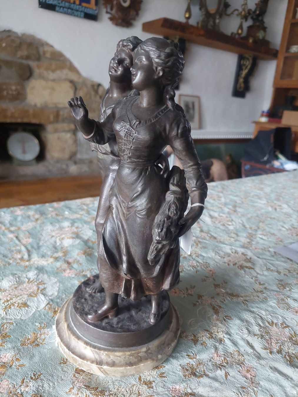 Statuette: Figur, vor 1900 – Usato da Siblingen venduto da rantiques 1