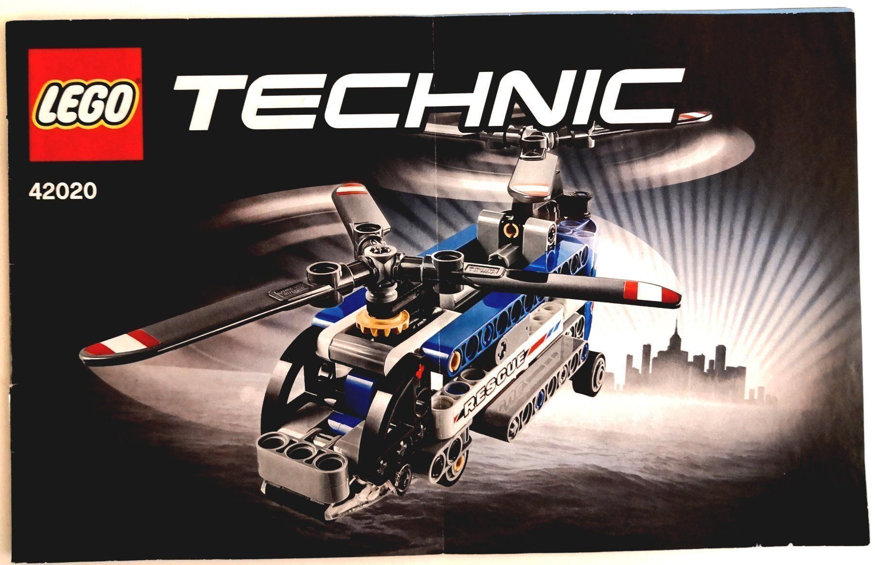 Lego Giocattoli: Bauanleitung - LEGO 42020 Helicopter – Usato da Brunnen venduto da Wika-Shop