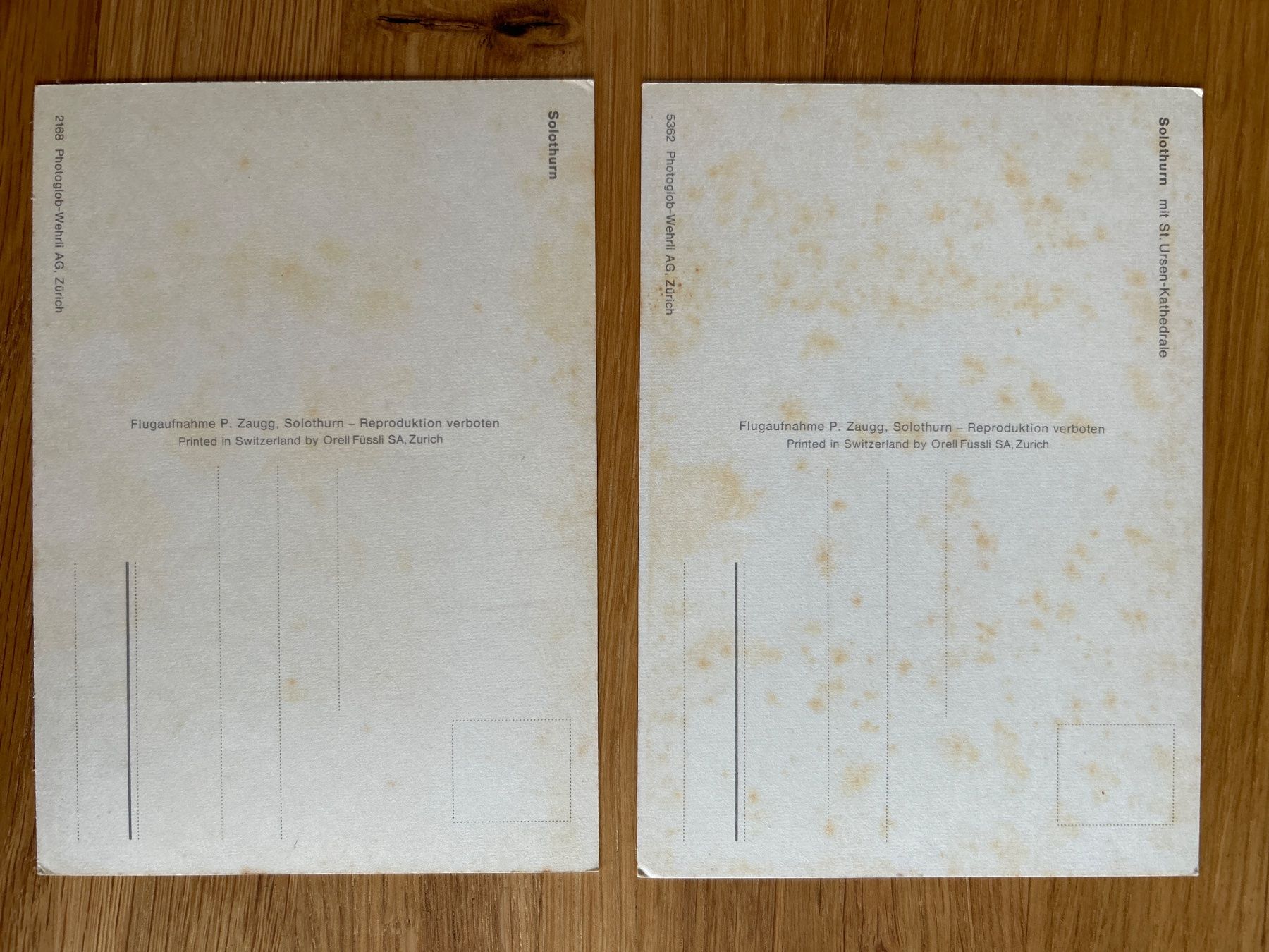 Cartoline postali: Postkarten Solothurn – Usato da Uffikon venduto da Frosch1506 1