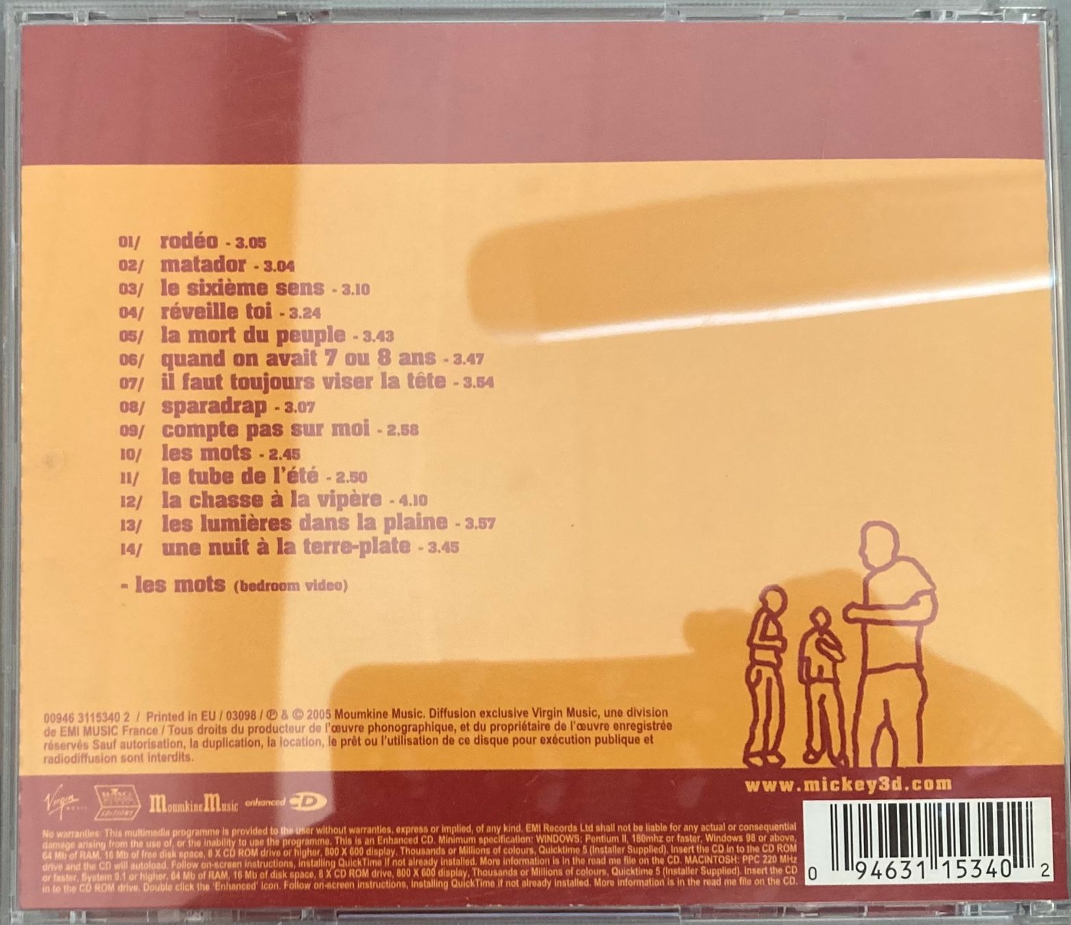 CDs: MICKEY 3D - MATADOR – D'occasion à Poliez-Pittet par Newtown-Records 1