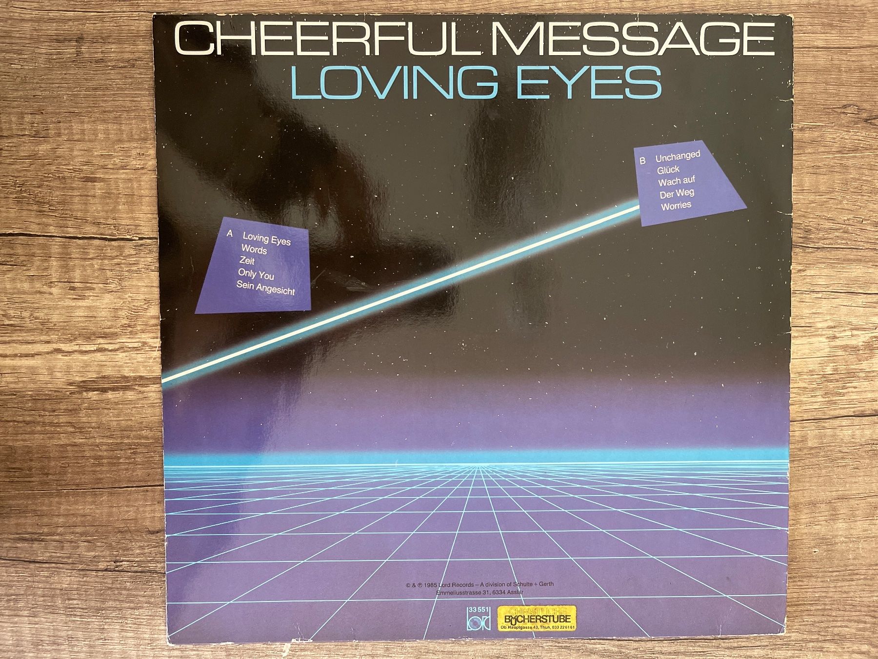Vinyles: S1799/Cheerful Message - Loving Eyes – D'occasion à Frutigen par Philippe_jsp 1