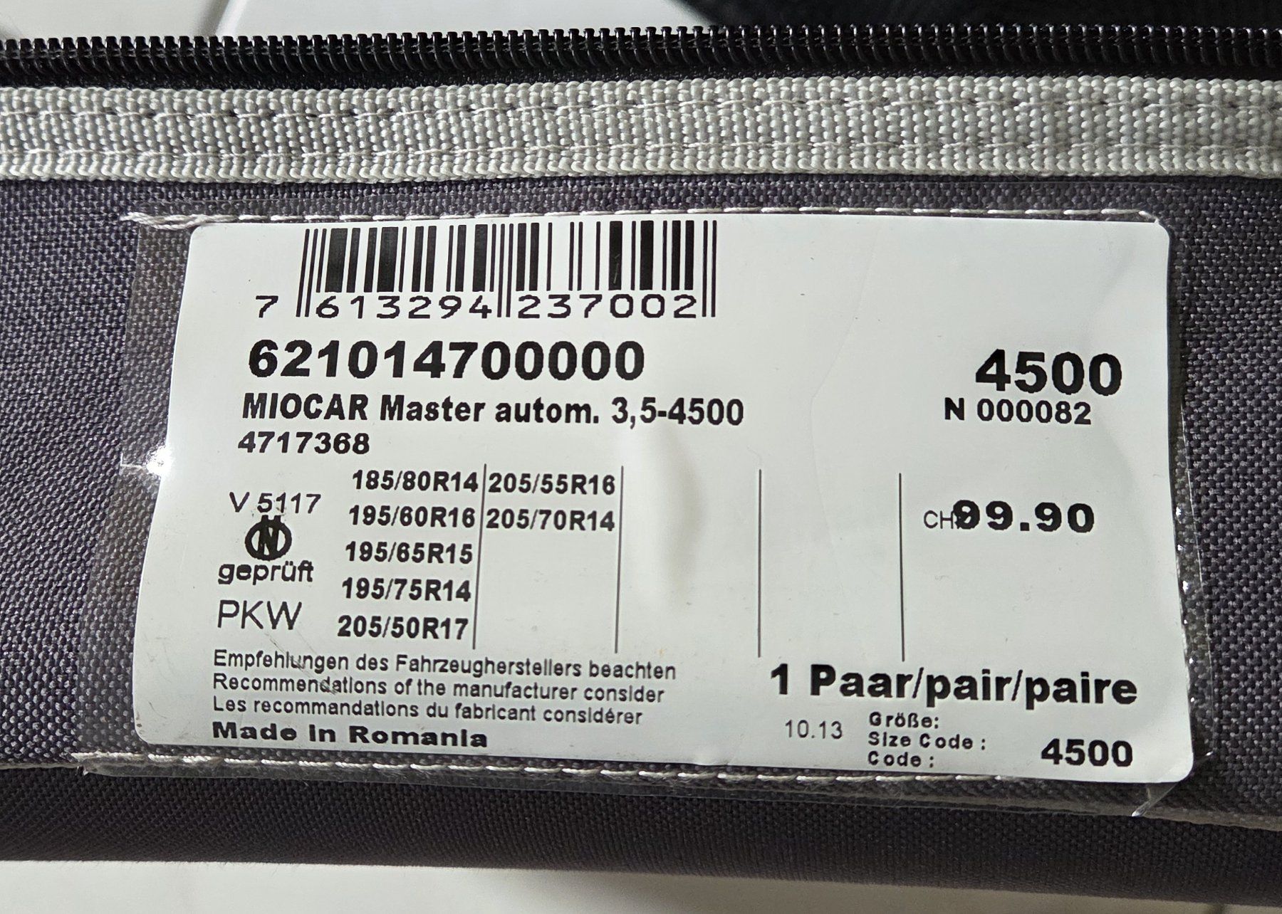 Schneeketten: Schneeketten Miocar Master automatic,  Neu, ungebraucht – Neu (gemäss Beschreibung) aus Habsburg von Andcha 1