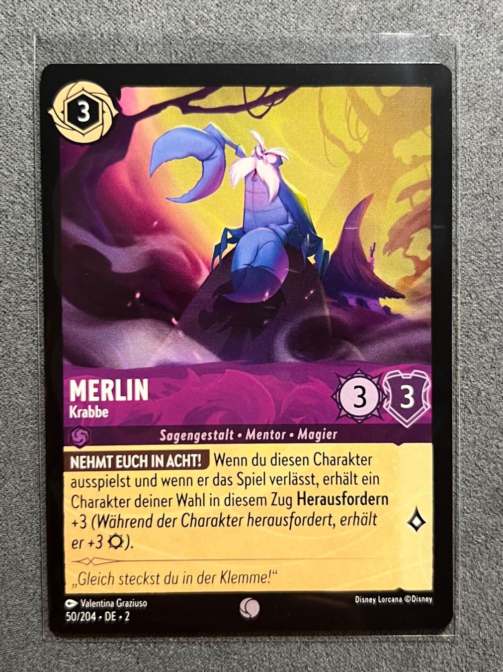 Disney Carte collezionabili: Merlin DE 50 Disney Lorcana 2 Merlin Zauberer – Nuovo (secondo la descrizione) da Rafz venduto da SaintCruz