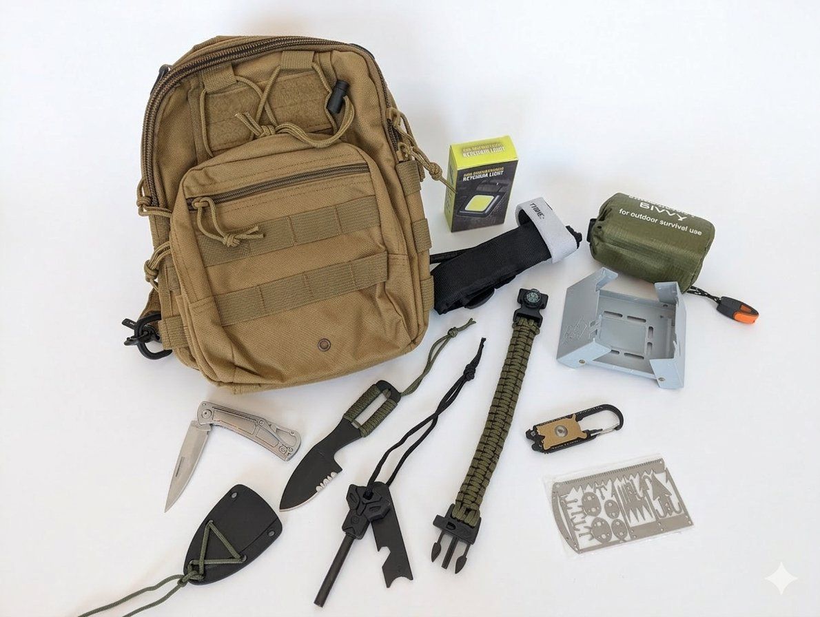 Coltellini militari: Survival Kit "Tactical" 11 pcs – Nuovo e nell'imballaggio originale da Ostermundigen venduto da TradeLab