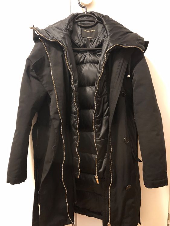 Manteau Massimo dutti noir | Kaufen auf Ricardo