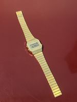 Casio Uhr A700WE goldfarben Digitaluhr gebrauchter Zustand