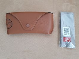 Ray-Ban original Brillen-Etui + Brillentuch (Braun)