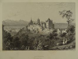 LAUSANNE STAHLSTICH 1834