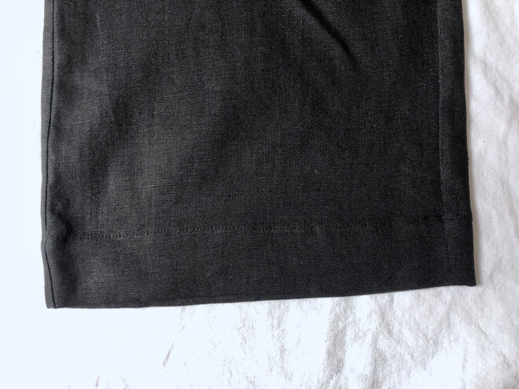 Modissa Pantaloni: Modissa Leinenhose, schwarz, Gr. 34, NEU – Nuovo e nell'imballaggio originale da Basel venduto da Solaia28 2