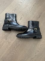 Bottines en cuir Salvatore Ferragamo doublées – Boucle Ganci